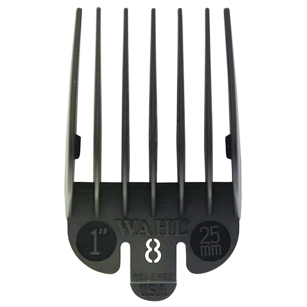 5x Wahl Clipper Guide Black #8 - 1" #3150-001 - Image 2