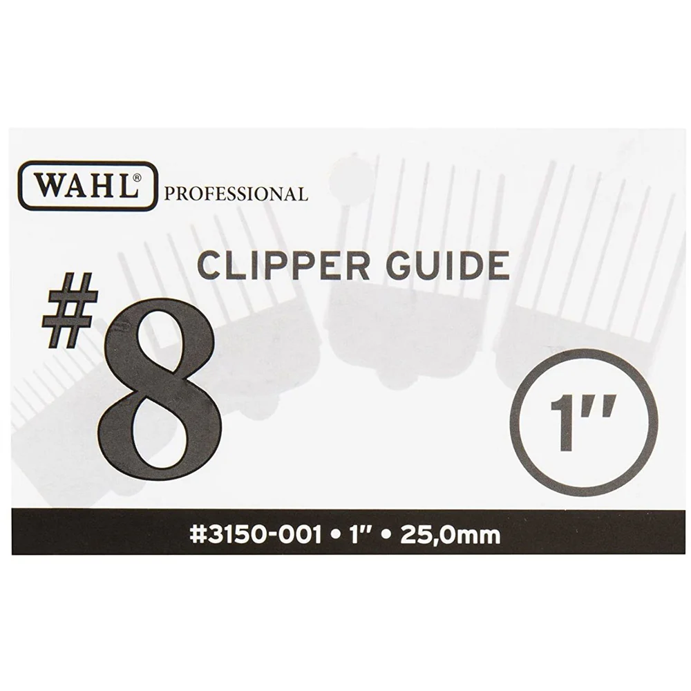 5x Wahl Clipper Guide Black #8 - 1" #3150-001 - Image 4