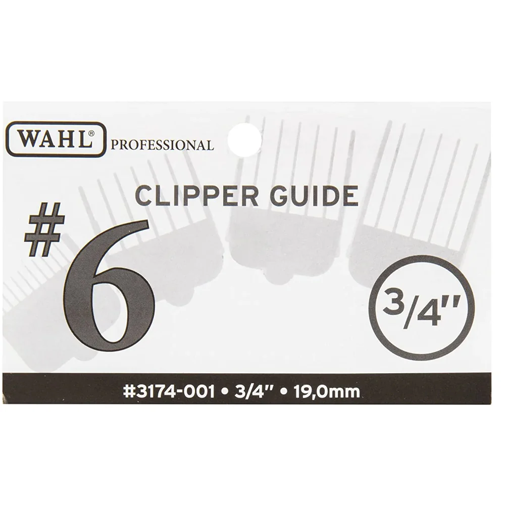 5x Wahl Attachment Comb, #6 - 3/4" Model #WA-3174-001 - Image 4
