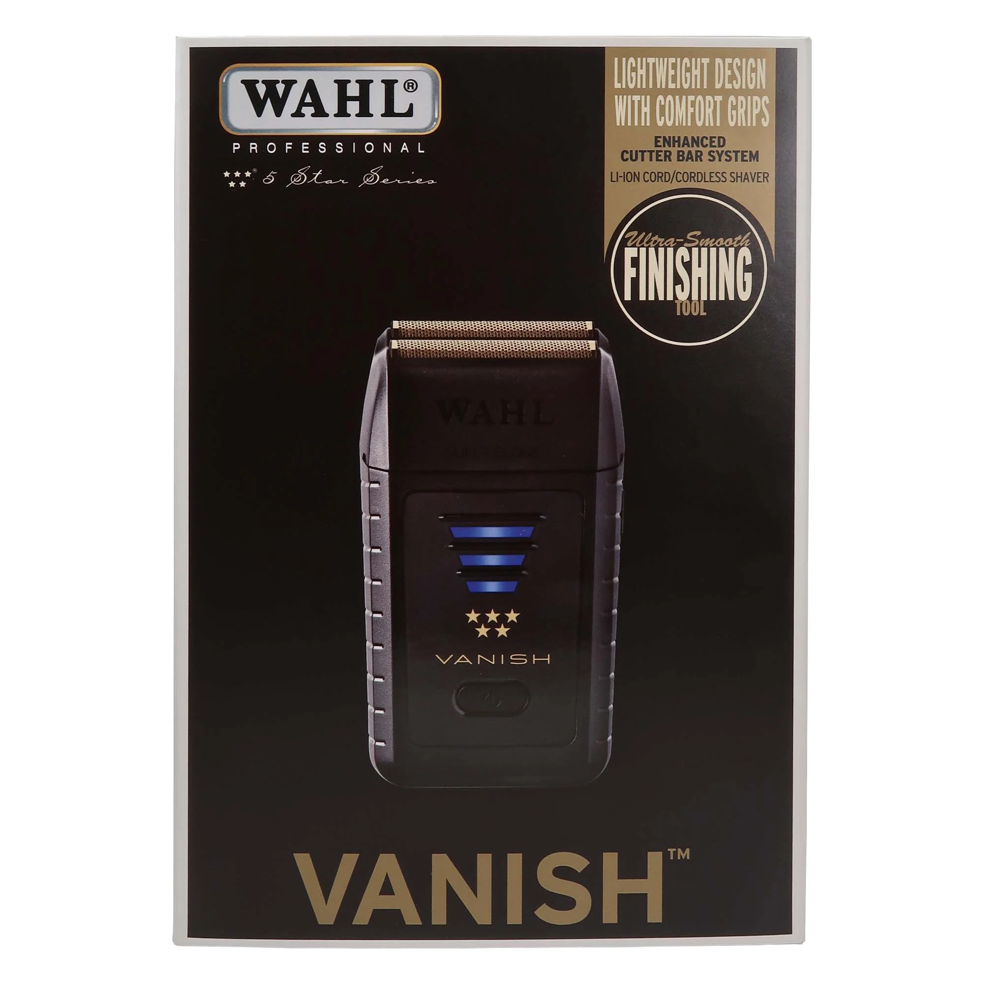 Wahl 5 Star Vanish Shaver 8173-700 (Dual Voltage) with Wahl Flat Top Comb - Image 5