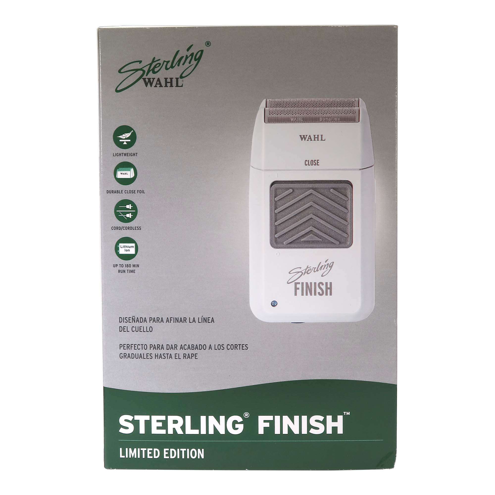 Wahl Professional Sterling Finish Limited Edition Shaver (White) - 8174 with BaByliss 4 Barbers Essential Barber Kit BBARBKIT - Image 3
