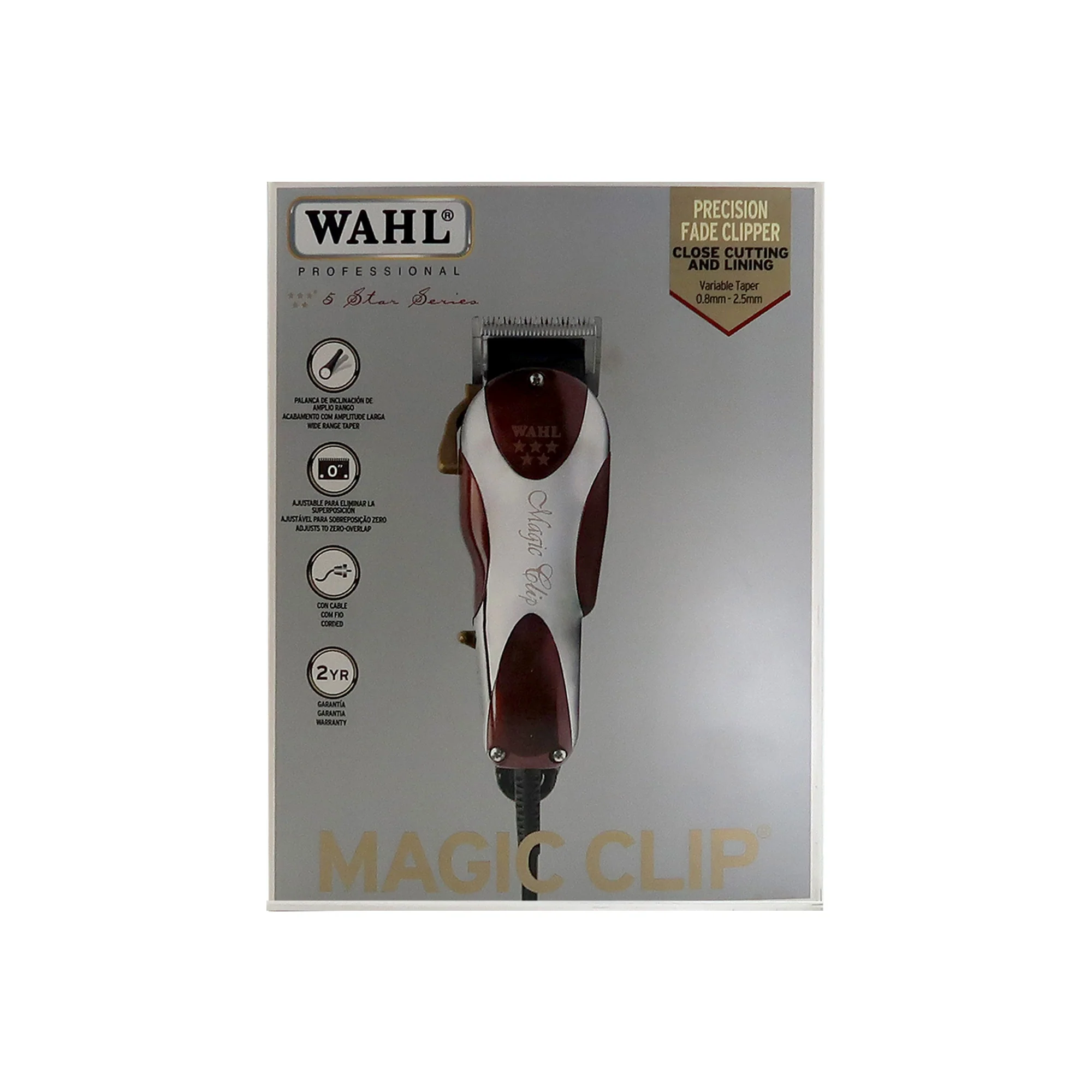 Wahl Professional #8451 5-Star Series Magic Clip Corded Precision Fade Clipper - Image 2
