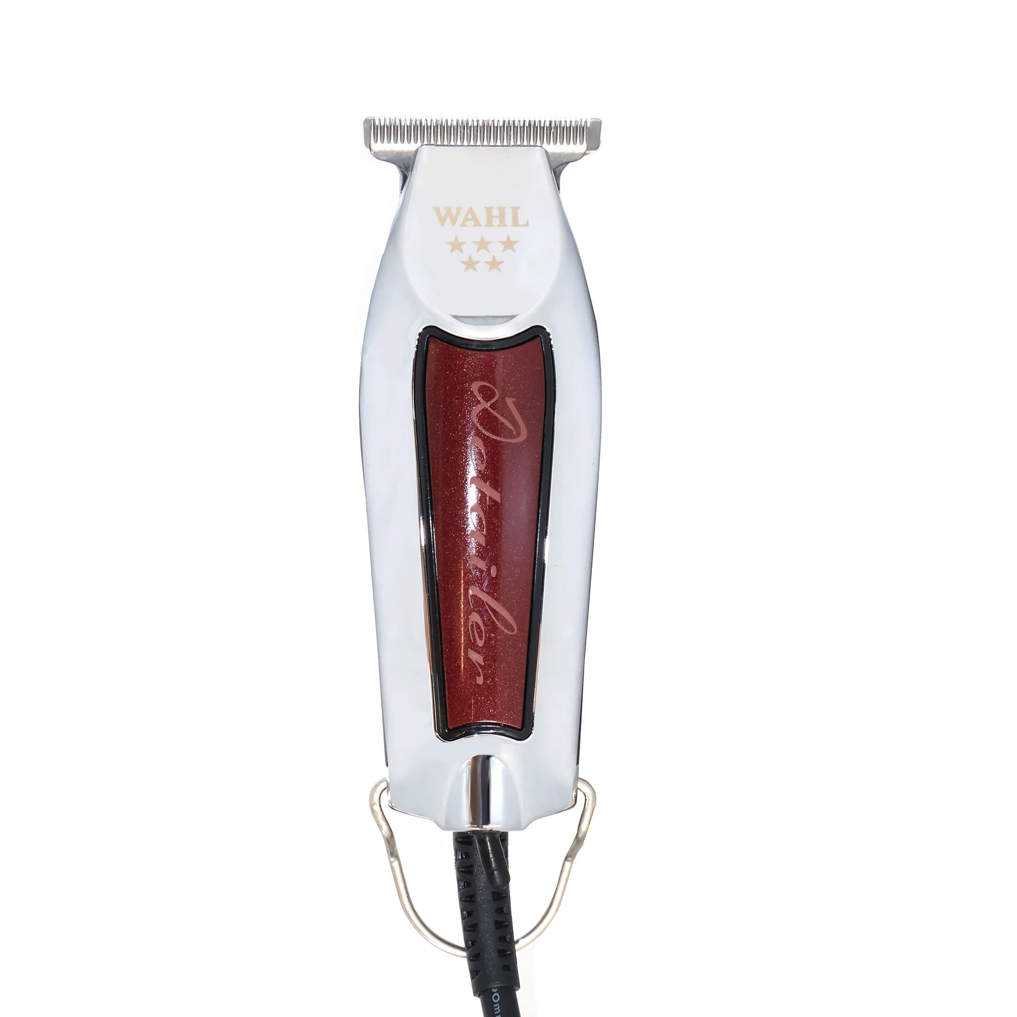 Wahl Profesional 5 Star Series Detailer Trimmer 8081 with Wahl Flat Top Comb White - Image 2