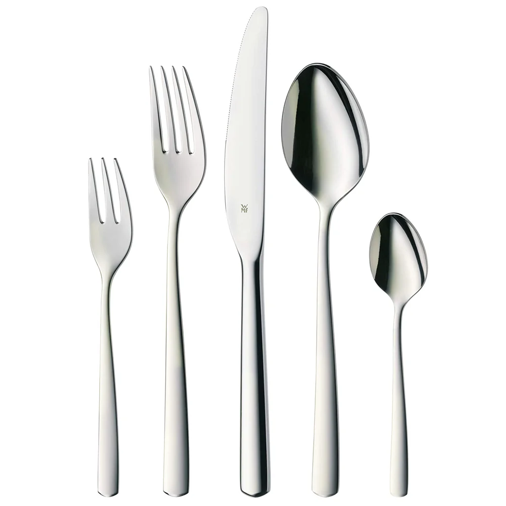 WMF Boston Cromargan 60-Piece Stainless Steel Classic Flatware Set 18/10 Service for 12 - Image 2