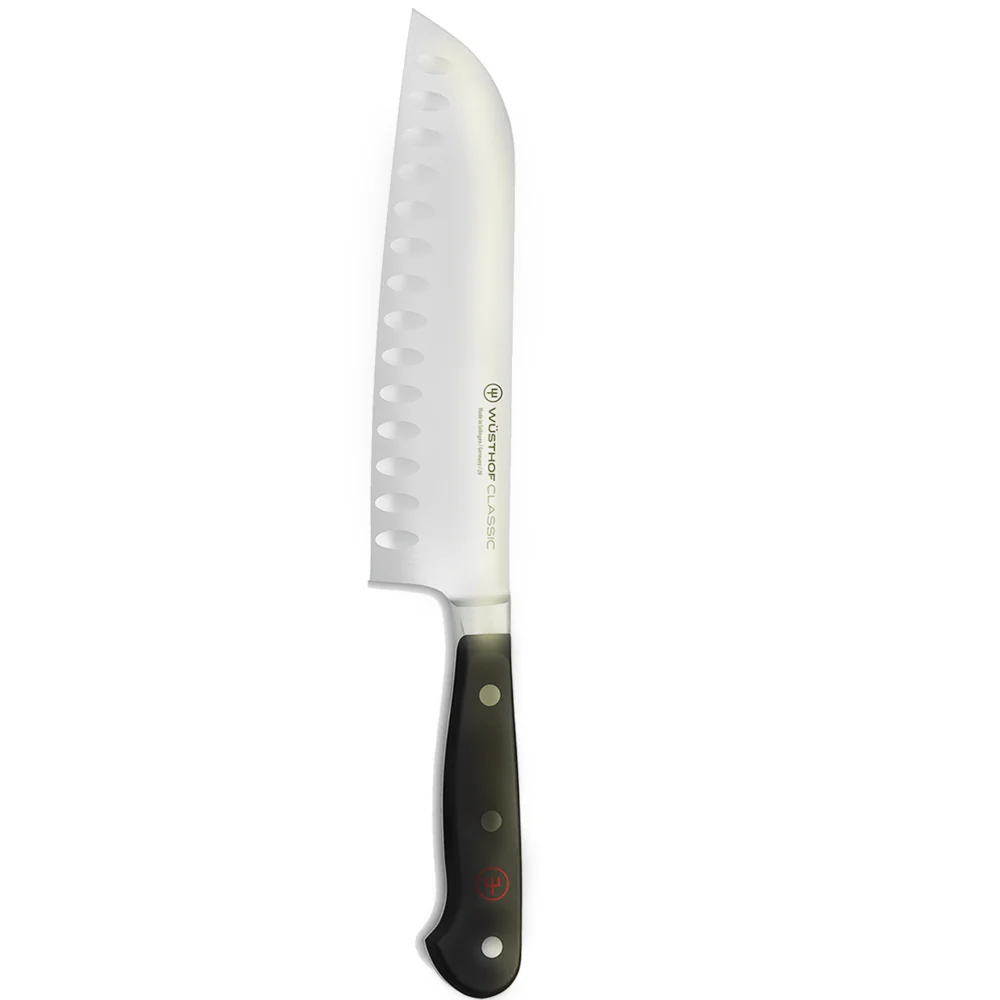Wusthof Classic 6" Cleaver Knive, Black + Wusthof Classic 7" Hollow Edge Santoku Kitchen Knife - Image 6