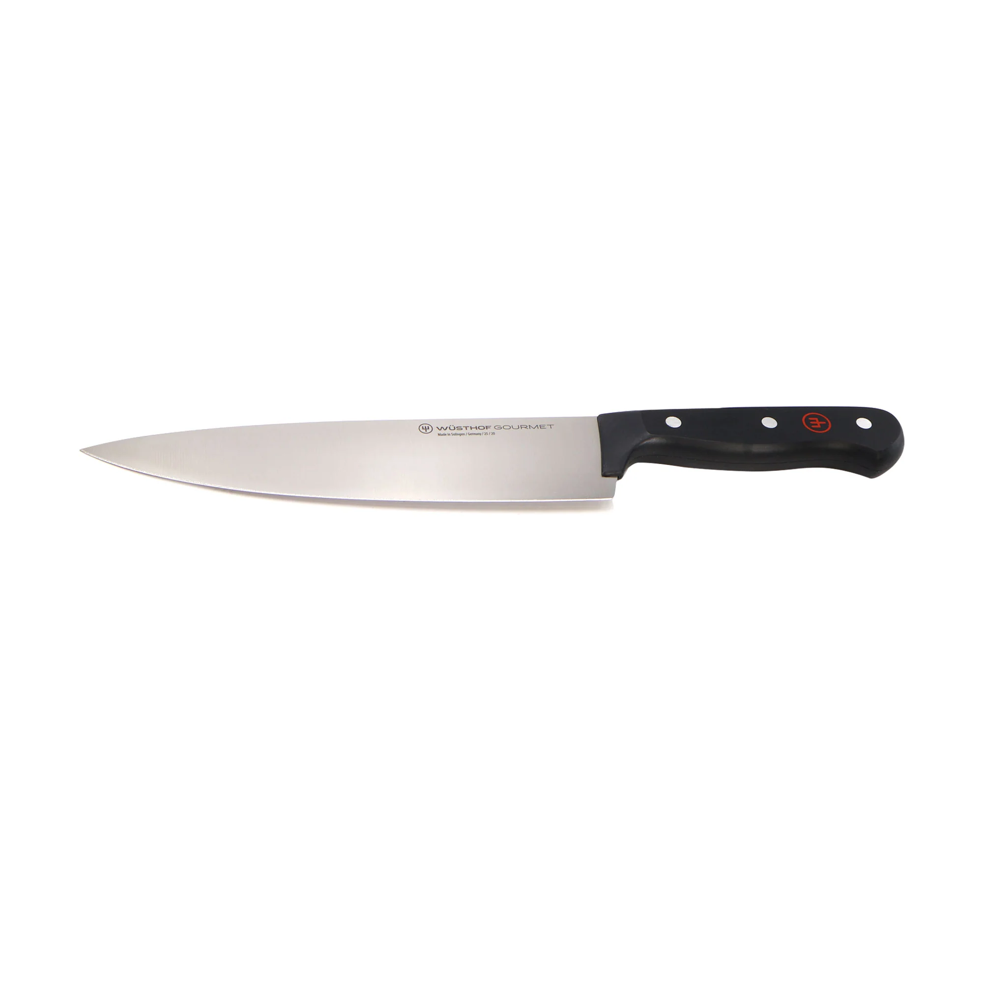 Wusthof Gourmet 4-Piece Chef's Knife Set - Includes 8" Chef's Knife, 2.75" Paring Knife, 4.5" Utility Knife, Honing Steel + Gourmet 6 1/2” Slotted Fish Spatula - Image 3