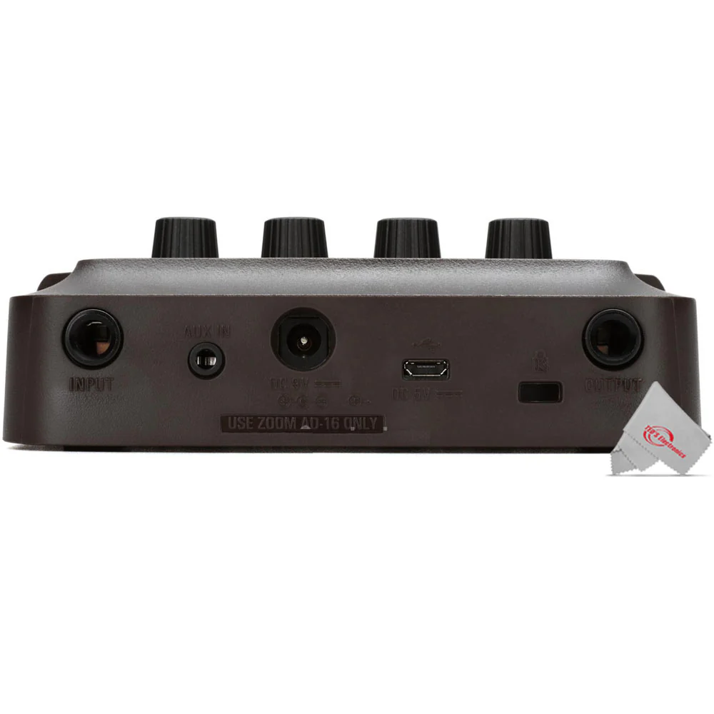 Zoom A1 Four Acoustic Instrument Multi-Effect Processor + Power Supply + Battery & Charger - Image 6