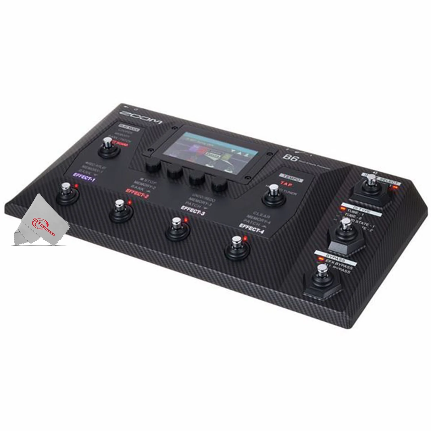 Zoom B6 Multi-Effects Processor for Electric Bass - Image 3