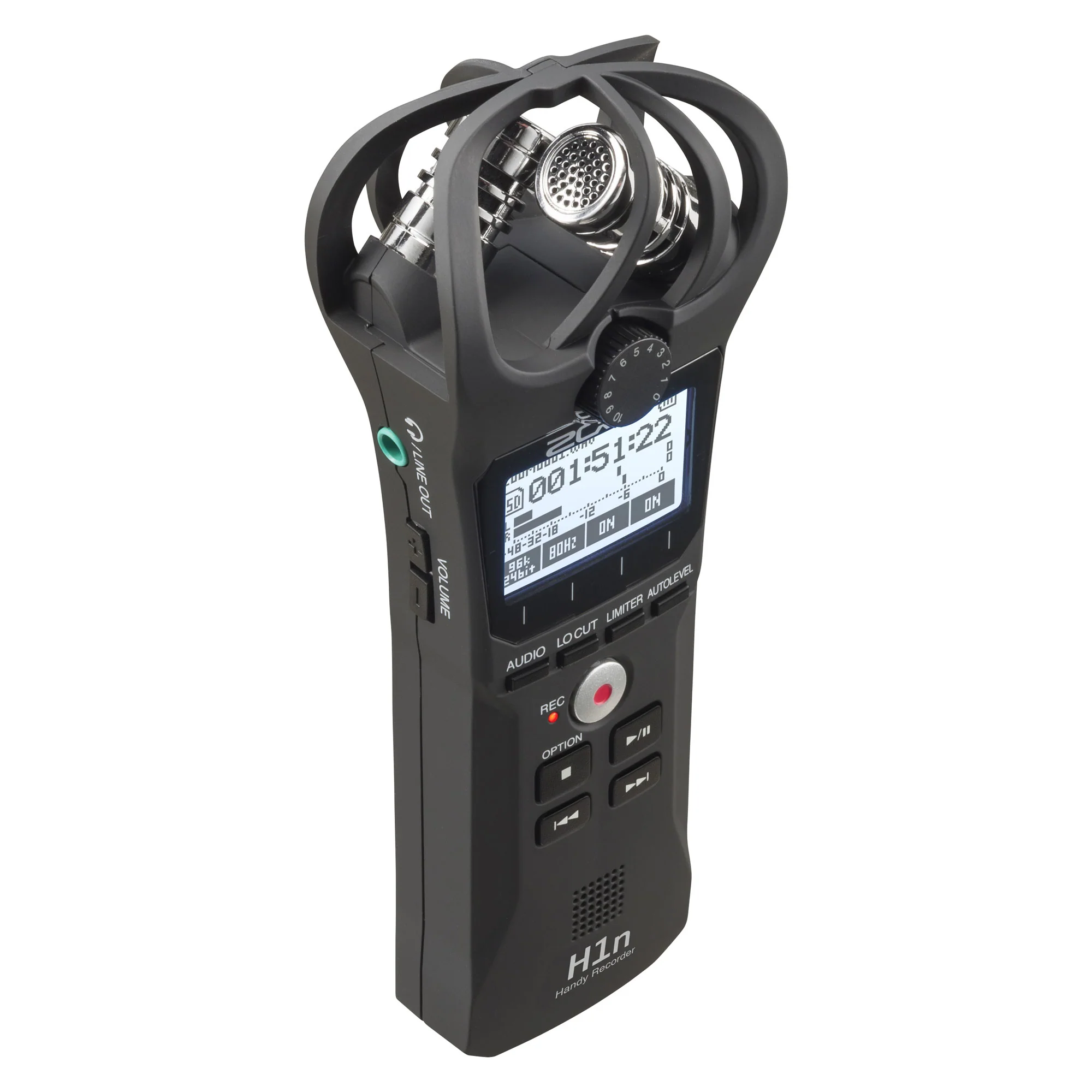 Zoom H1n-VP Portable Handy Recorder with Windscreen, AC Adapter, USB Cable & Case (Black) - Image 3