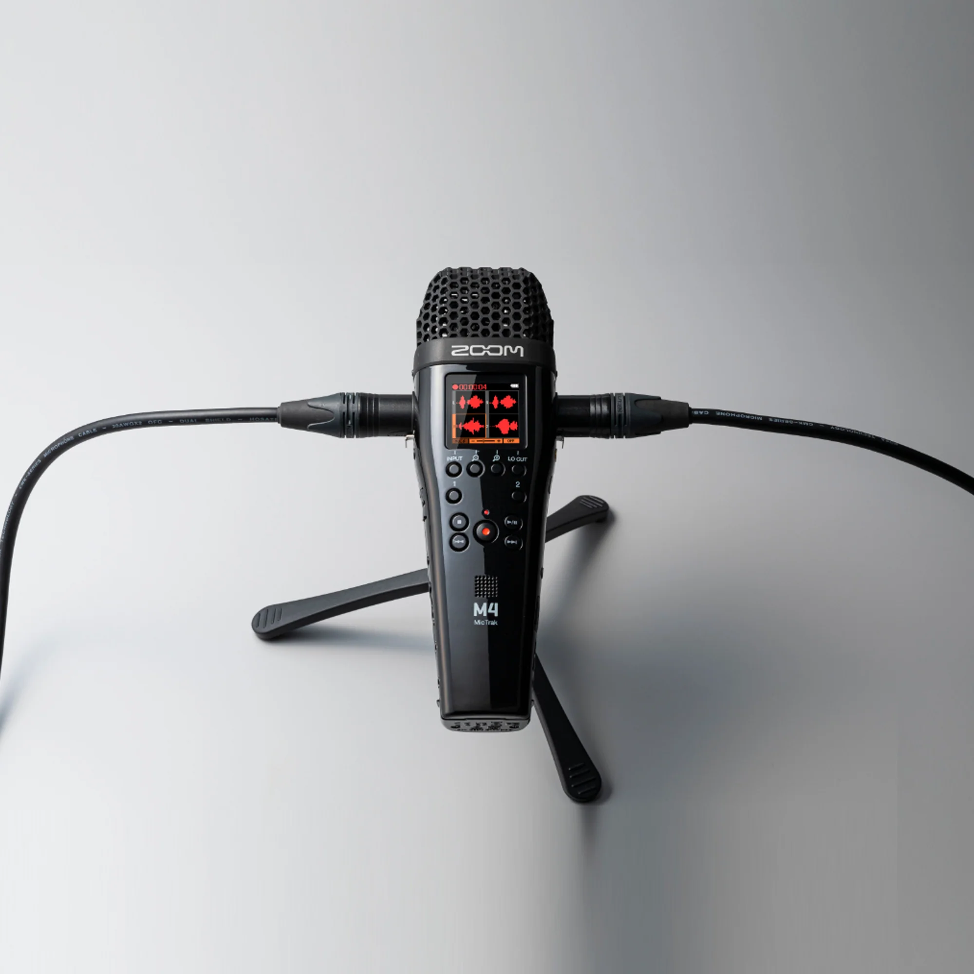 Zoom M4 MicTrak Stereo Microphone Recorder with Pig Hog 8mm XLR Microphone Cable and Samsung EVO Plus MicroSD 256GB Memory Card - Image 7