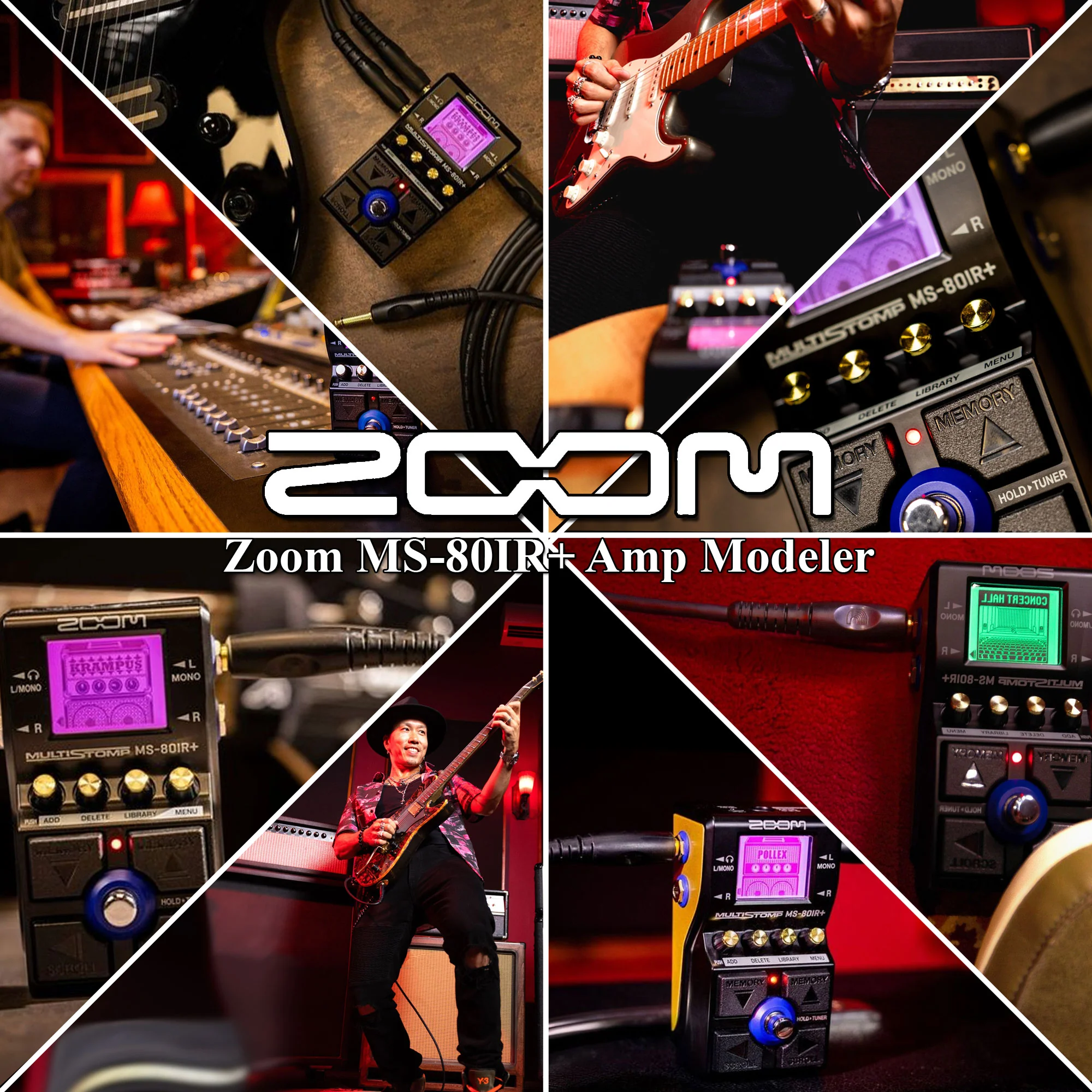 Zoom MS-80IR+ Multistomp Amplifier Modeling Pedal - Image 2