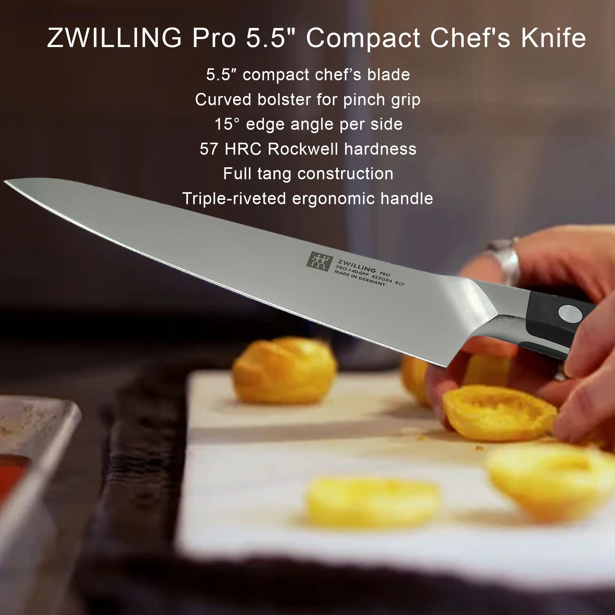 ZWILLING Pro 5.5" Compact Chef's Knife - Image 2